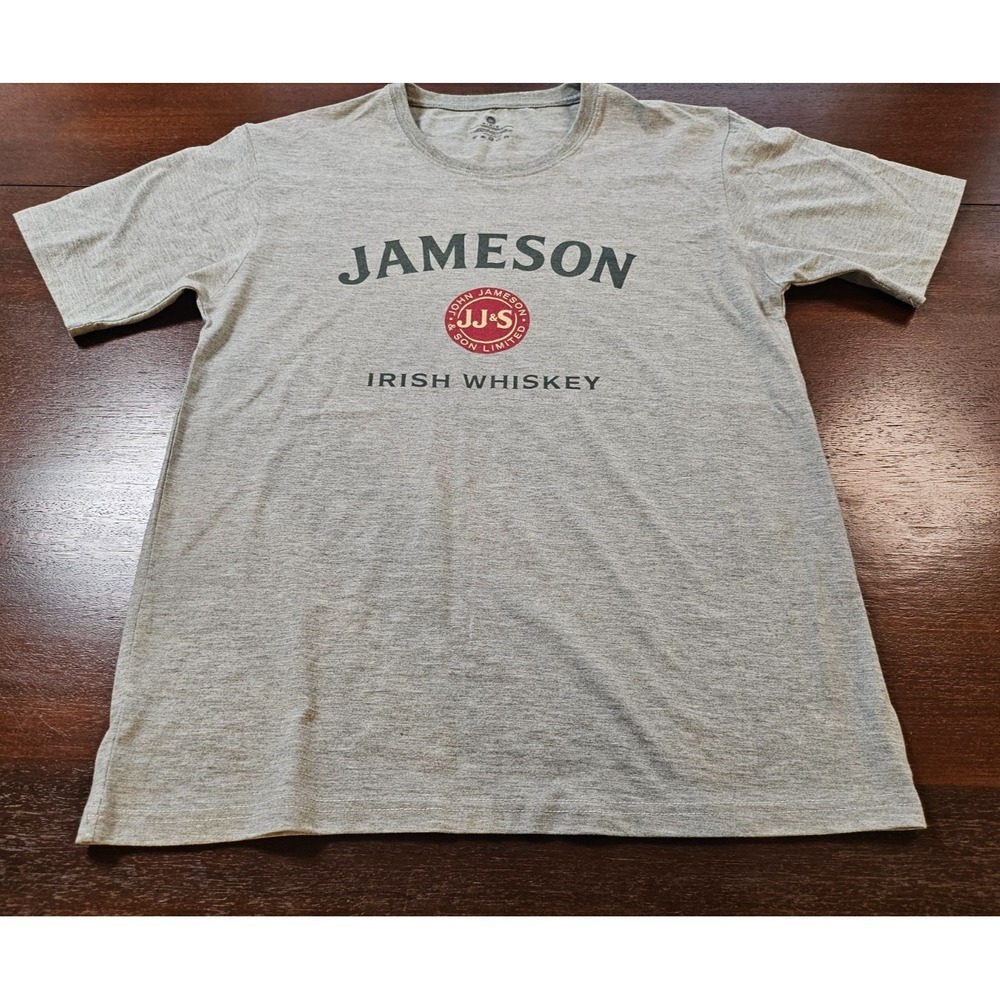 Jameson Irish Whiskey Grey Crewneck T Shirt Size Medium NEW
